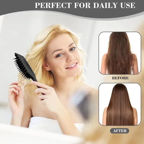 Pincel Bounce Curl Cepillo,define Style Rizado Peine Negro
