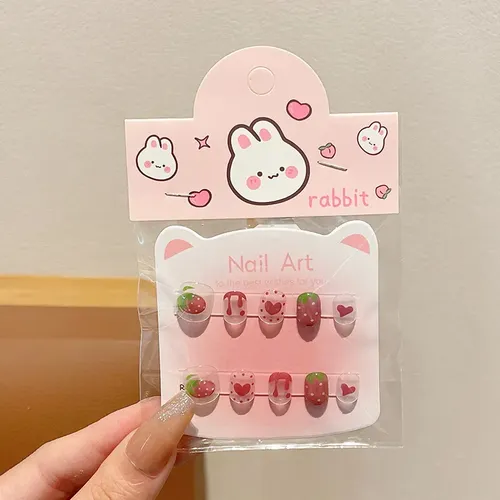 A 5 Pegatinas De Uñas Infantiles Removibles Dibujos -x