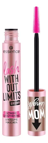 Essence Cosmetics Mascara De Pestañas Lash With Out Limits Color Marrón Oscuro