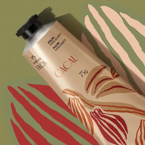 Crema Hidratante Para Manos Cacao Ekos 75 Gr Natura