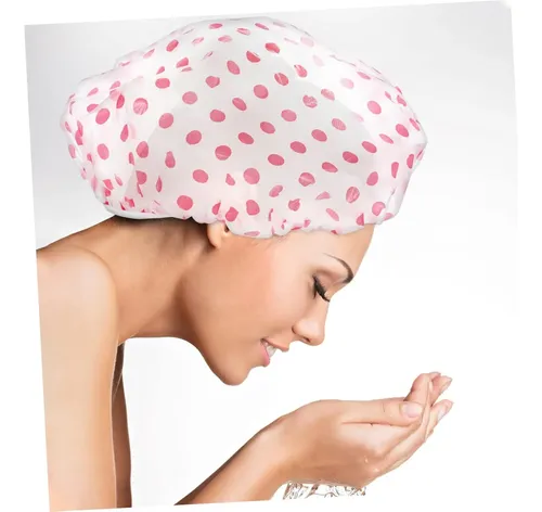 Gorros Ducha Impermeables 6 Unidades Baño Cabello Reutilizab