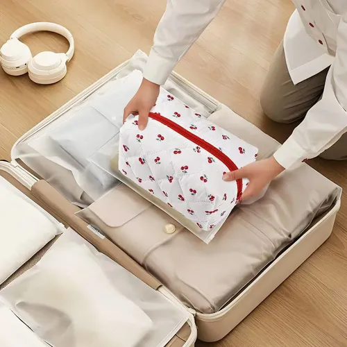 Neceser Floral Acolchado, Neceser Floral Grande, Bolsa Cosmé
