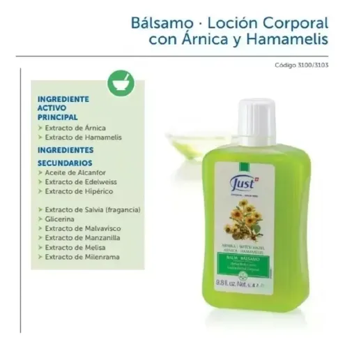 Kit De Balsamo Locion Arnica Corporal X 45 Y Deo Intim X 40