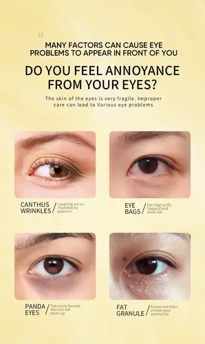 Máscara De Ojos Zozu Gold O Aguacate 80g Para Hidratación Y