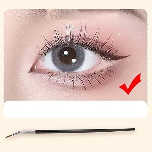 5 Uds Brocha Doblada, Brochas En Ángulo De Maquillaje Para Borrar