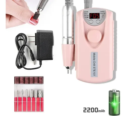 Taladro De Uñas Recargable De 30000 Rpm Máquina De Lima