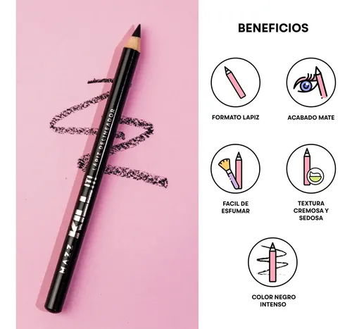 Delineador De Ojos en lapiz Negro Kill It ! Mazz Make up