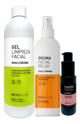 Skincare Facial Piel Sensible Rutina Diaria Biobellus