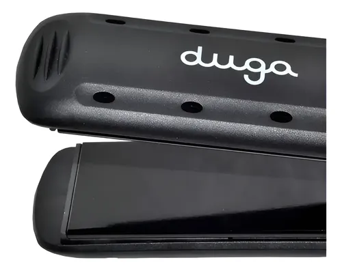 Plancha Para Cabello Humedo Y Seco Duga Profesional D207 Neg
