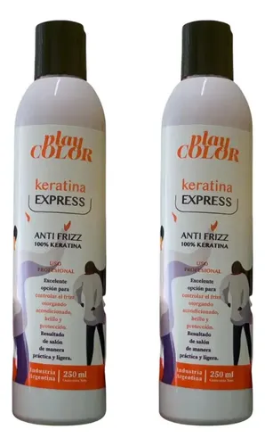 Keratina Express Anti Frizz Play Color 200ml X2unidades