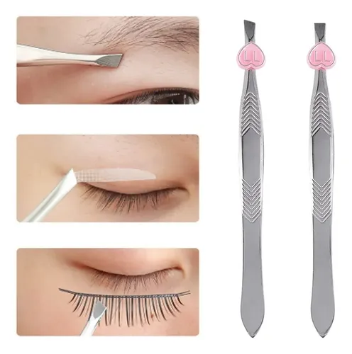 Sw Pinzas Biseladas De Acero Inoxidable Para Cejas (6