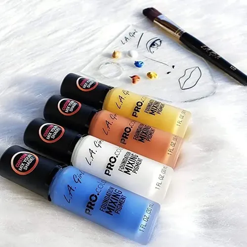 Base de Maquillaje Líquida L.A. Girl PRO.color Naranja 30mL Alta Cobertura