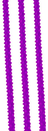 ` 10 Piezas De Rizador De Pelo Con Barra Violeta Pequeña