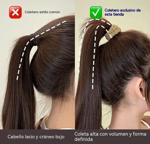 Ligas Elásticas Resistentes X5 Para Cabello Grueso