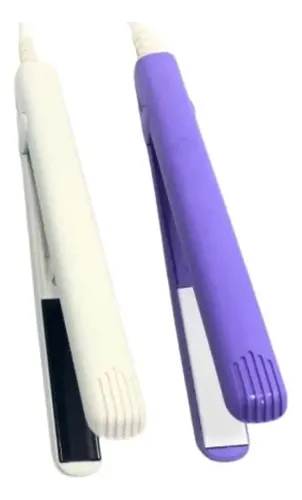 Mini Plancha Pelo Cerámica De Viaje Portátil Flequillera