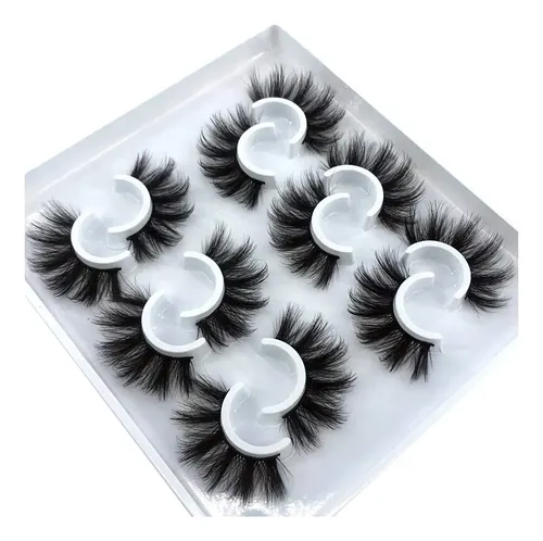 Pestañas Postizas Hbzgtlad Mdf-12 6 Pares 3d Mullidas