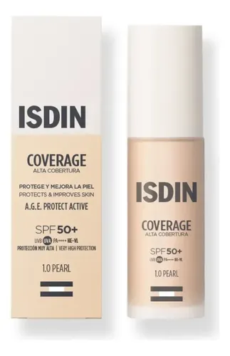 Base De Maquillaje Isdin Coverage Spf50+ Tono Pearl Antiage