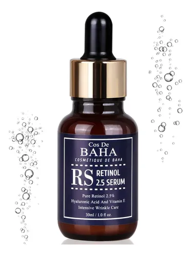 Sérum Facial Cos De Baha Rs Retinol Al 2,5% Con Vitamina E,