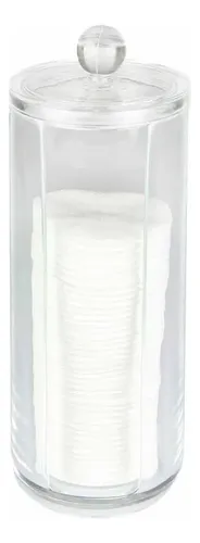 Recipiente De Maquillaje Facial, Almohadillas De Algodón, Re