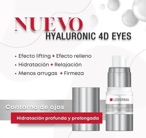 Hyaluronic 4d Eyes Hidratación Antiage Hialuronico Lidherma
