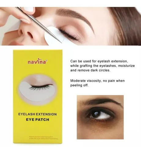 Parches Navina Almohadilla Gel Extensión De Pestañas X10u.