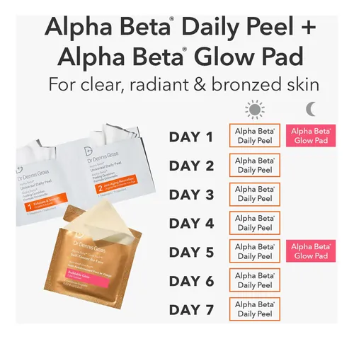 Toallita Autobronceadora Dr. Dennis Gross Glow Pad, Paquete
