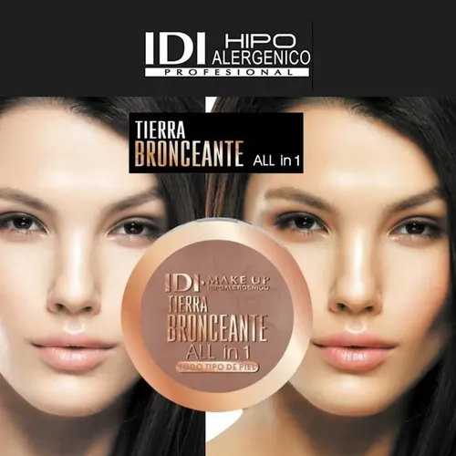 Polvo Compacto Idi Hipoalergénico Tierra Bronceante All In 1