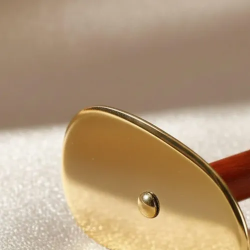 Herramienta Gua Sha De Uso Personal Palosanto Latón Largo