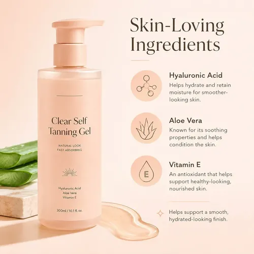 Gel Hidratante Hidratante Y Ennegrecido Self-tanners Para Ro