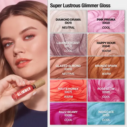 Labial Revlon Super Lustrous Glimmer Gloss Blanco