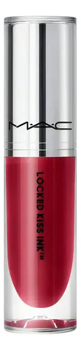 Mac Labial Líquido Locked Kiss Ink Color Coral Oscuro