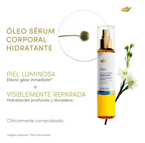 Aceite corporal hidratante Dove Pro-Ceramides 150 ml