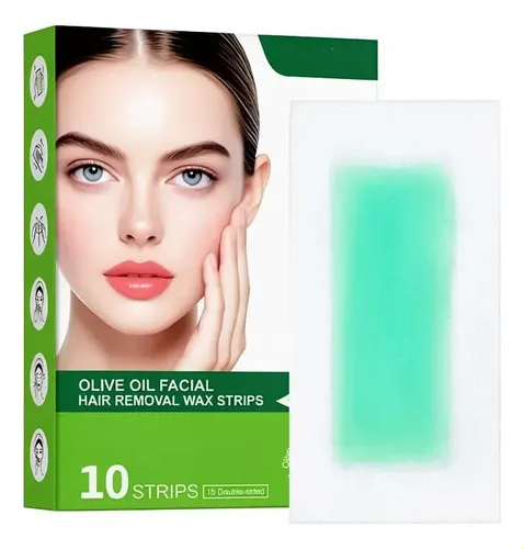 30 Tiras De Depilación Para Depilación Facial, De Piernas Y