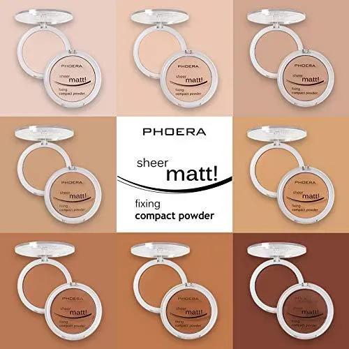 Phoera Polvos Faciales Mate 2-pack 204 Buff Beige Cobertura