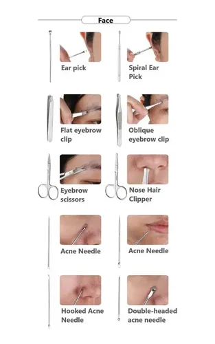 Estuche De Manicura, Cortaúñas, Alicates For Cutículas, Kit