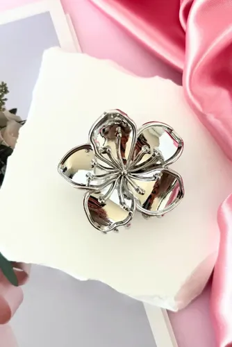 Hebilla Broche Gancho Para El Pelo Forma De Flor En Colores