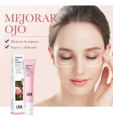 Contorno Para Ojos Hidratante De Rosas Con Acido Hialuronico Todo Tipo De Piel Día/noche