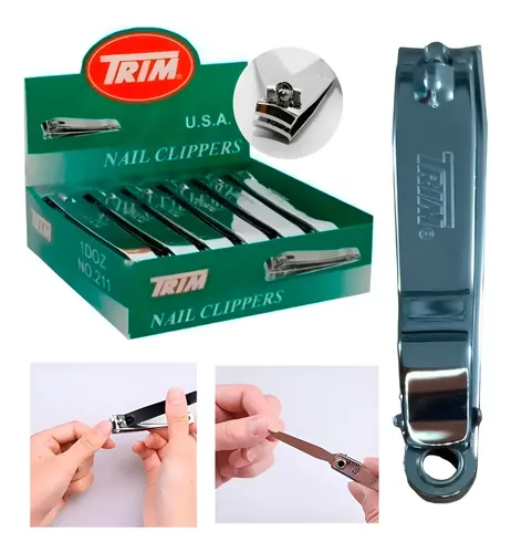 X12 Alicate Cortaúñas Acero Inoxidable Trim 7.5cm Grande