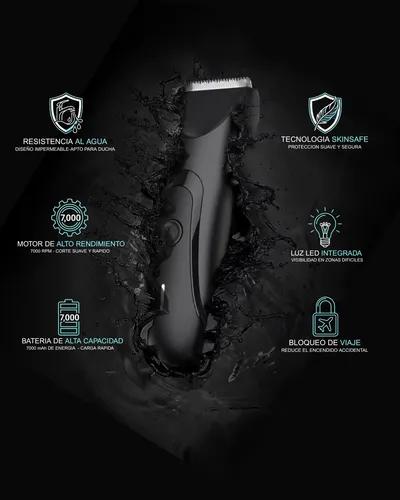 Recortadora Corporal Masculina Zonas Intimas Cero Tirones