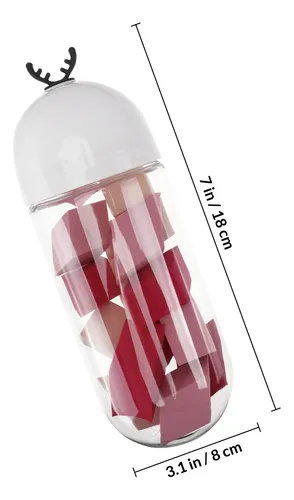1 Caja De 15 Esponjas Para Maquillaje Base Mujer