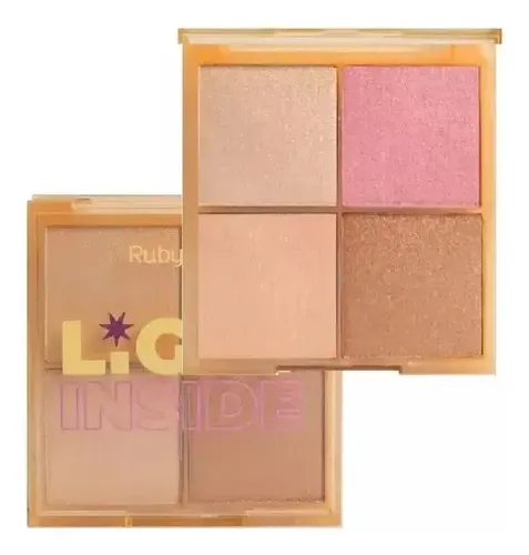 Iluminadores Cuarteto Ruby Rose Tono Del Maquillaje Light Inside