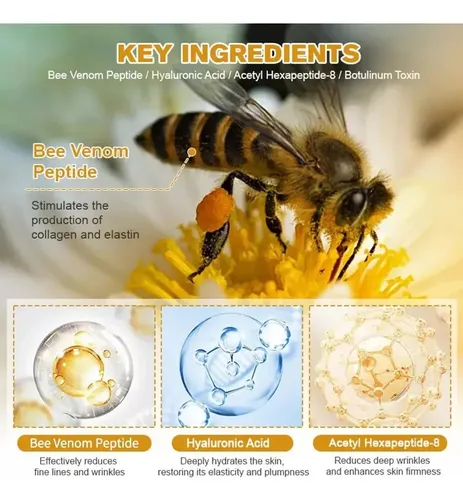 Crema Facial Antiarrugas Botox Bee Venom X6 Unidades