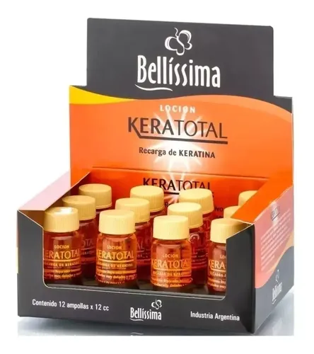Ampolla Locion Capilar Keratina Keratotal Bellissima X 12