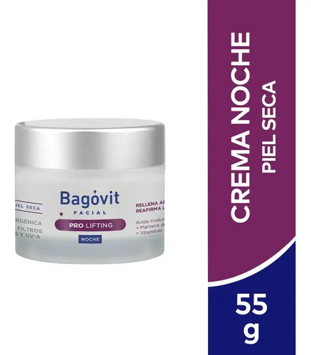 Bagovit Pro Lifting Crema Noche Piel Seca Anti Arrugas 55g