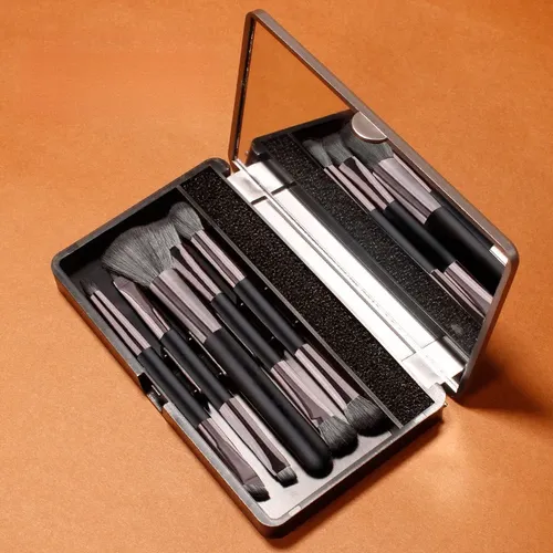 Juego De Brochas De Maquillaje De Doble Punta De 5 Piezas Co
