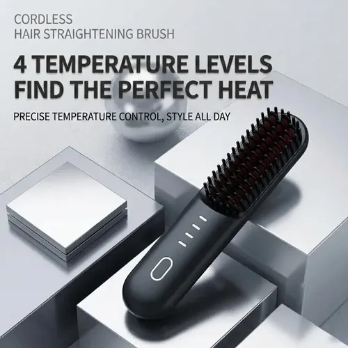 Nucelia Upgraded Wireless Short Hair Straightener In Jj