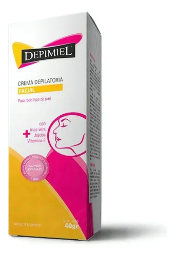 Crema Depilatoria Para El Rostro Depimiel Clasica X 40 Gr