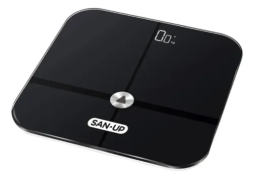 Balanza Digital Personal San Up Balanceiq-n Conexión Bluetooth + App – Color Negro