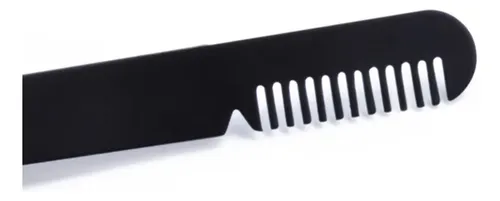 Pinza Con Cepillo Para Cejas De Acero Inoxidable