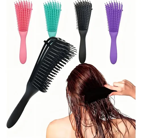 A Cepillo For Cabello Desenredar El Cabello Rizado Mujeres